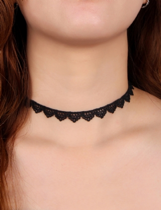 Black Sexy Lace Necklace
